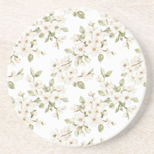 Posavasos Flores Blancas Bonitas