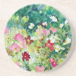 Posavasos Flores Cosmos de arte de primavera