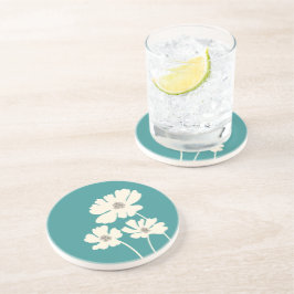 Posavasos Flores Cosmos Silhouettes Muro floral moderno