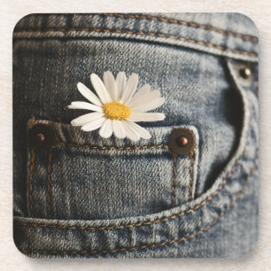 Posavasos Flores   Daisy en Jeans Pocket