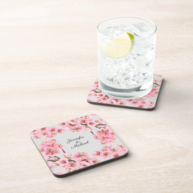 Posavasos Flores de cerezo (Lado Derecho)