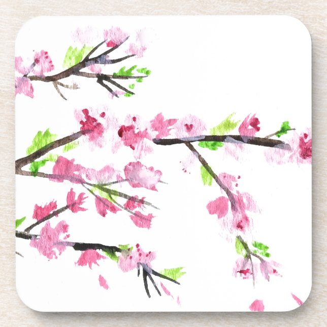 Posavasos Flores de cerezo (Frente)