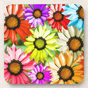Posavasos Flores de colores gerbera