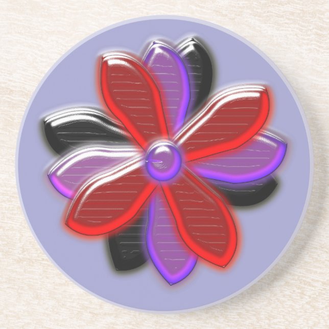 Posavasos Flores de Daisy Brillantes (Frente)