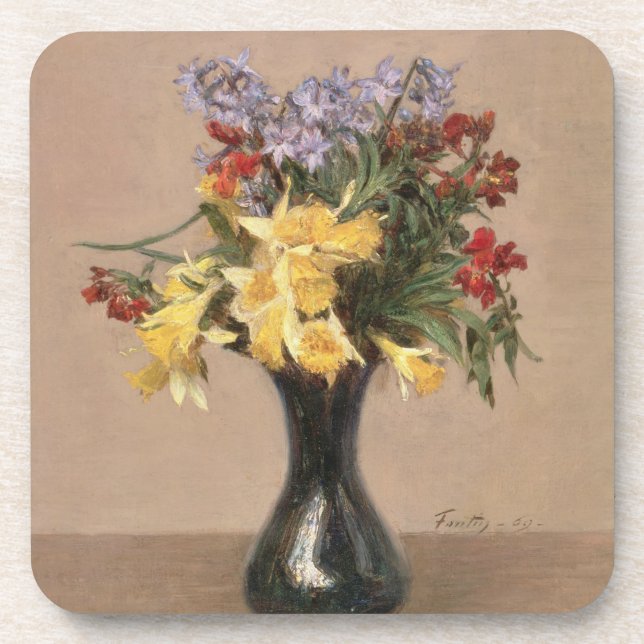 Posavasos Flores de la primavera, 1869 (aceite en lona) (Frente)