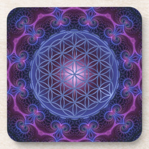 Posavasos FLORES DE LA VIDA/Blume des Lebens