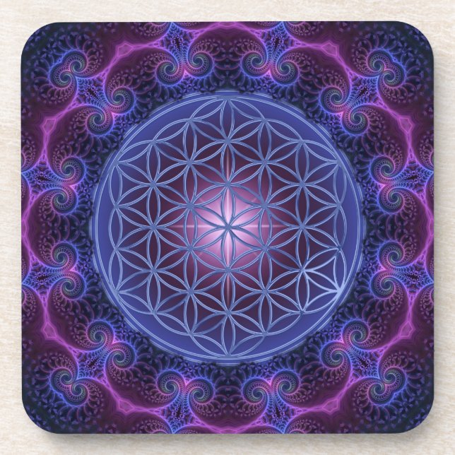 Posavasos FLORES DE LA VIDA/Blume des Lebens (Frente)