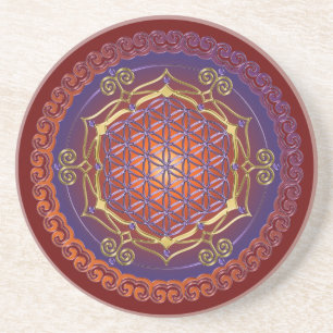 Posavasos FLORES DE LA VIDA / Blume des Lebens - Ornamento I