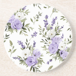 Posavasos Flores de lavanda bonitas