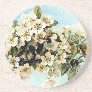 Posavasos Flores de manzano antiguas