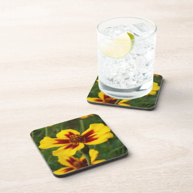 Posavasos Flores de Marigold (Lado Derecho)