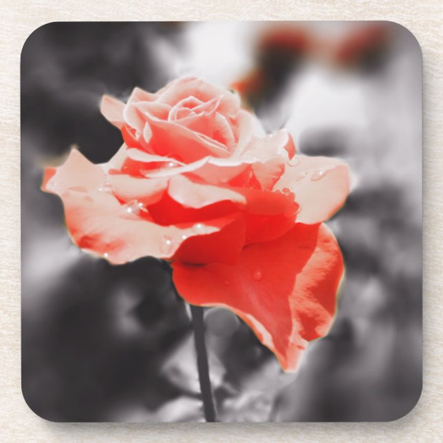 Posavasos Flores de Rosa Vintage #2 (Frente)