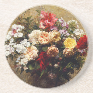 Posavasos Flores de verano antiguas de Henri Fantin-Latour