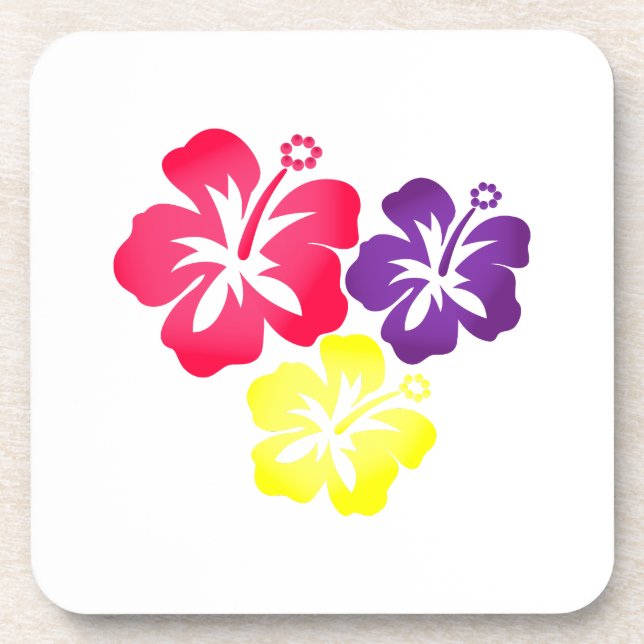 Posavasos Flores hawaianas (Frente)