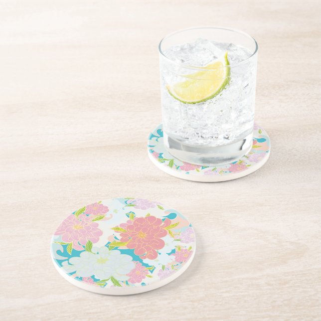 Posavasos Flores japonesas (Lado)