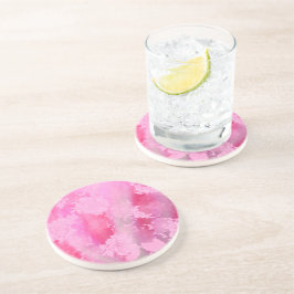 Posavasos flores japonesas patrones rosados
