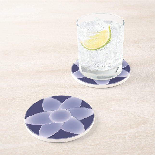 Posavasos Flores moradas (Lado)