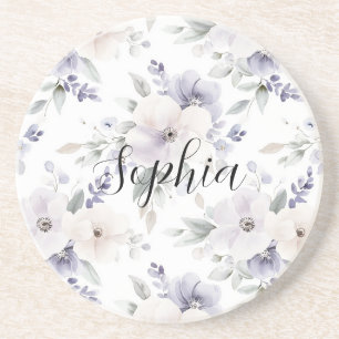 Posavasos Flores Moradas Bonitas