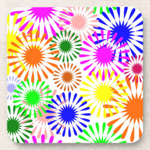 Posavasos Flores multicolores