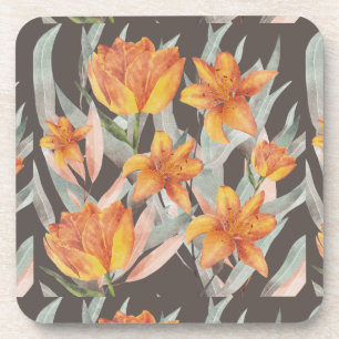 Posavasos Flores naranjas