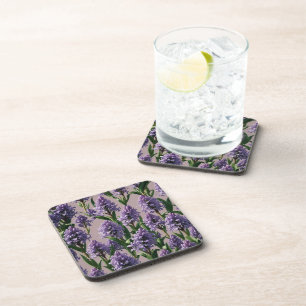 Posavasos Flores púrpura de Hyacinth holandesa