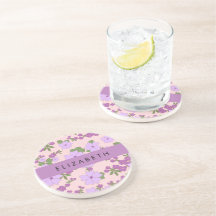 Flores Púrpura, Patrón De Flores, Tu Nombre