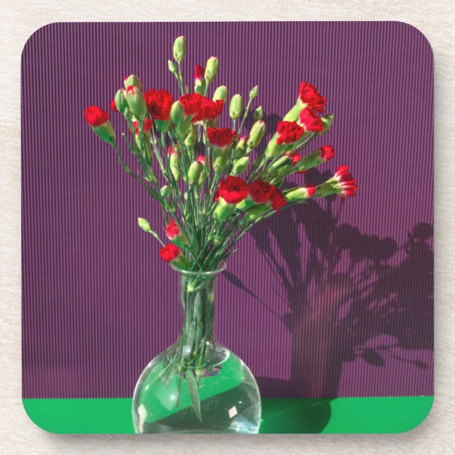 Posavasos Flores | Róquet de la Carantera Roja (Frente)