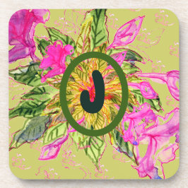 Posavasos Flores rosa de balsam Bouquet & Carta