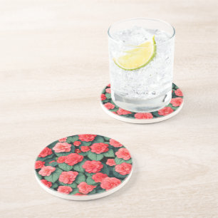Posavasos Flores rosadas de Begonia