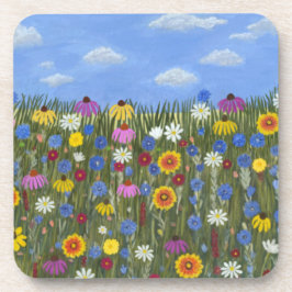 Posavasos Flores silvestres con daisies