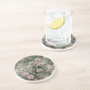 Posavasos Flores silvestres de bonito