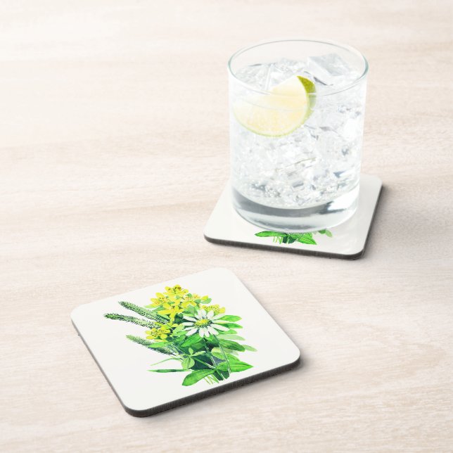 Posavasos Flores silvestres de verano (Lado Derecho)