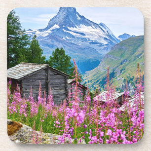 Posavasos Flores Summer Matterhorn Suiza