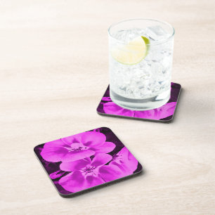 Posavasos Flores Tropicales Rosa Brillante