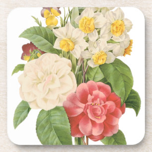 Posavasos Flores Vintage Florales Camelia Narciso por Redout