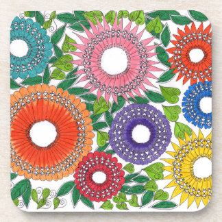 Posavasos flores warli
