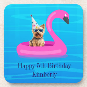 Posavasos Flotador de perro personalizado