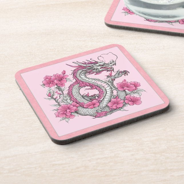 Posavasos Flower Dragon Beaster Coaster (Lado Izquierdo)