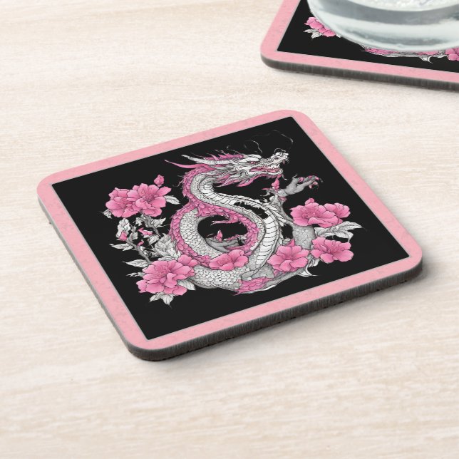 Posavasos Flower Dragon Beaster Coaster (Lado Izquierdo)