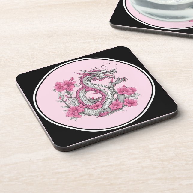 Posavasos Flower Dragon Beaster Coaster (Lado Izquierdo)