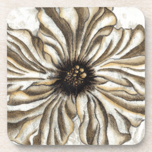 Posavasos Flowerhead Fresco en Tan fondo