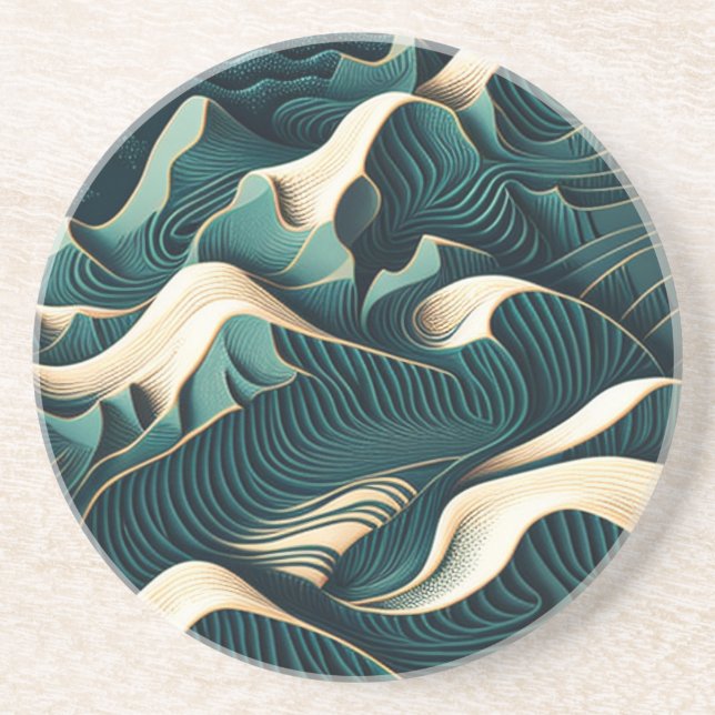 Posavasos Flowing Harmony (Frente)