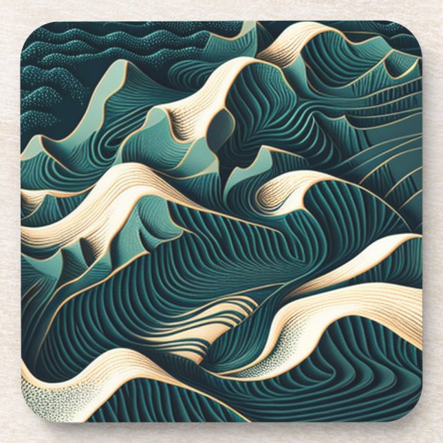 Posavasos Flowing Harmony (Frente)