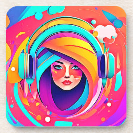 Posavasos Flujo vibrante de música