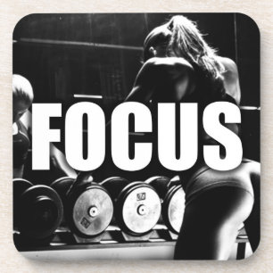 Posavasos FOCUS - Motivación del entrenamiento de mujeres