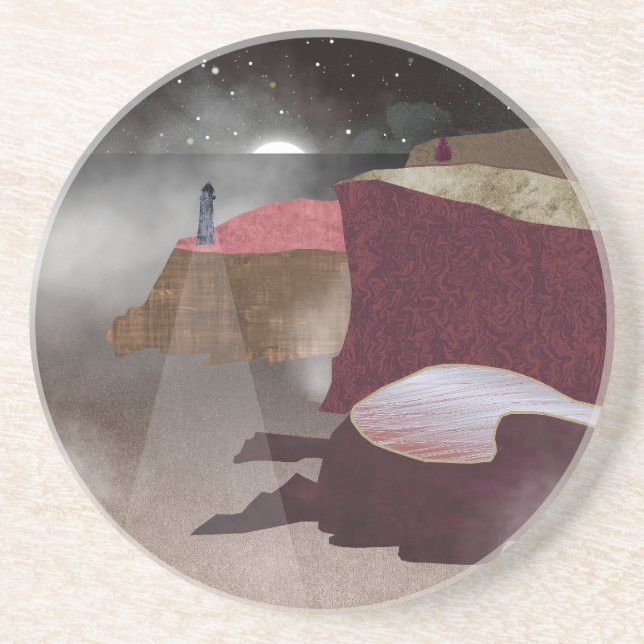 Posavasos Foggy Lighthouse (Frente)