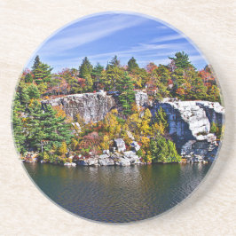 Posavasos Follaje de otoño alrededor del lago Minnewaska
