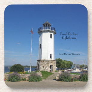 Posavasos Fond Du Lac Lighthouse set de 6 ruedas de plástico