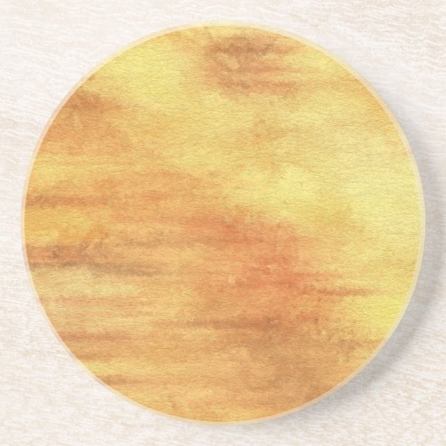 Posavasos fondo abstracto de la acuarela del arte en el (Frente)