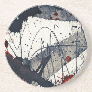 Posavasos Fondo abstracto del grunge, textura de la tinta